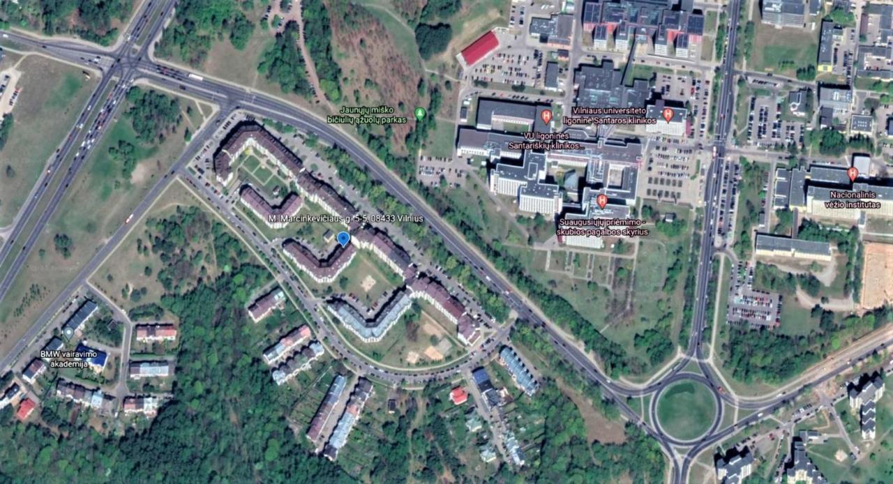 Santariskes Apartment Wilno Zewnętrze zdjęcie